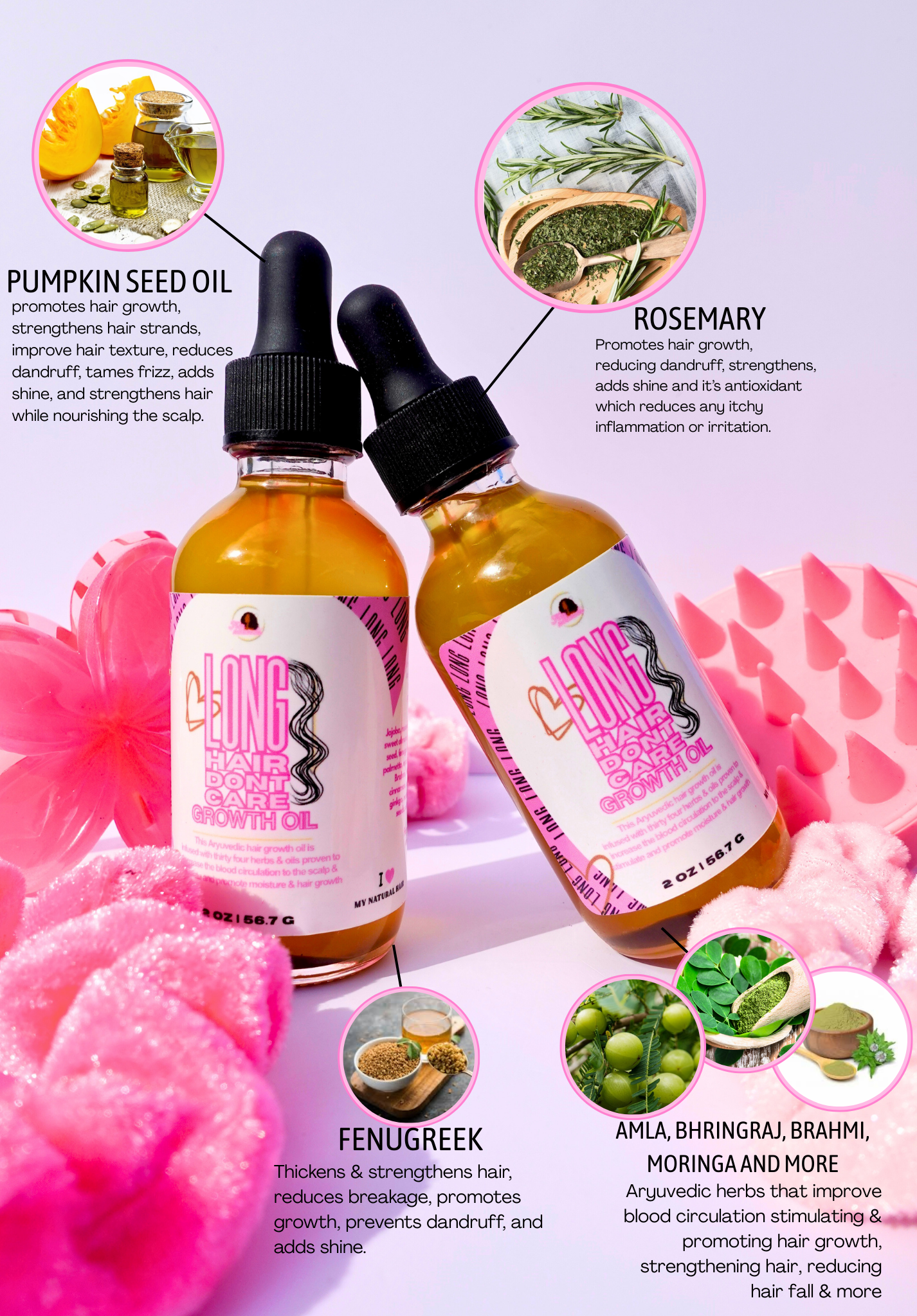 Long Hair Don’t Care Growth Oil Mini